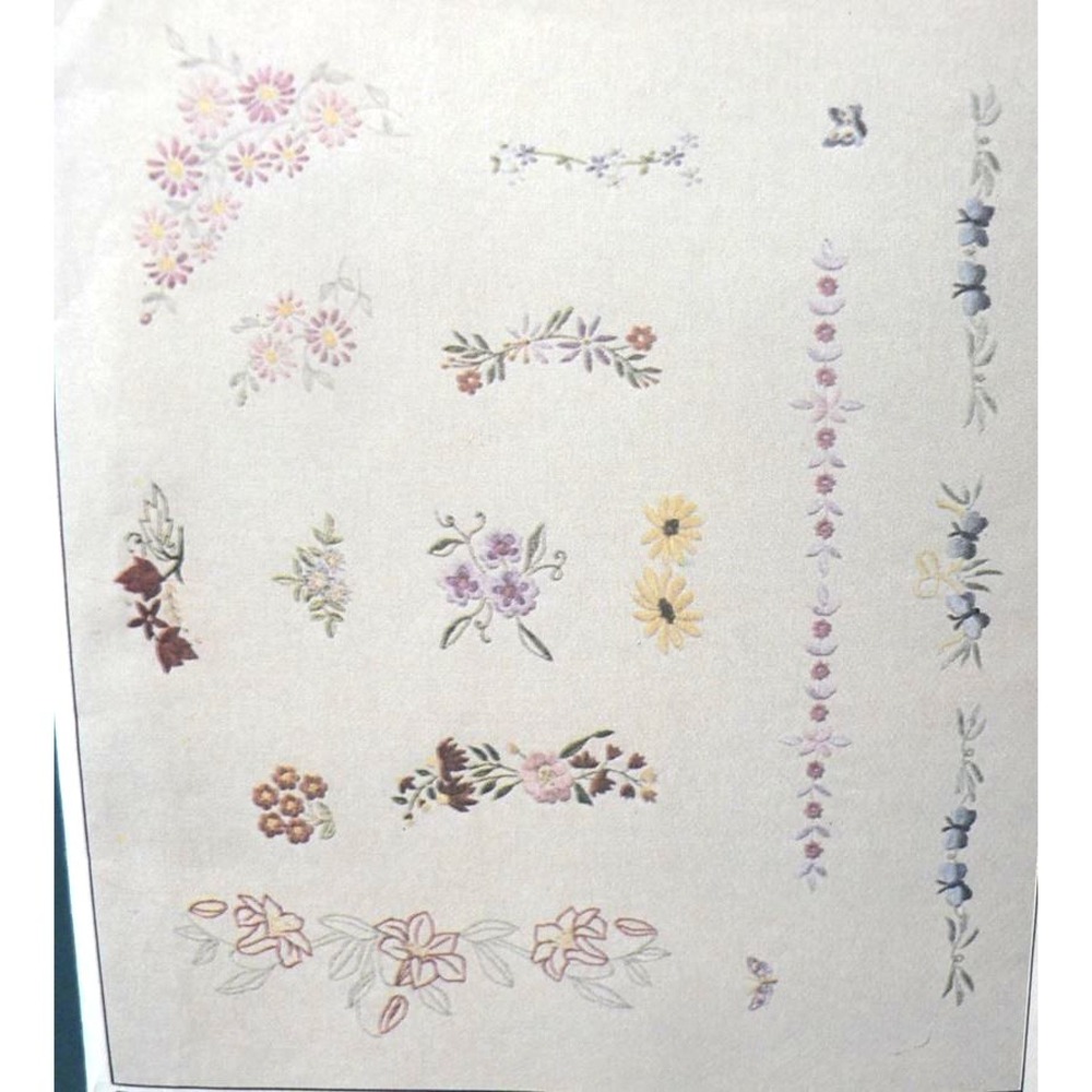 Vintage McCall's Sewing Pattern 6546 Embroidery Craft Package 29 Design Motifs